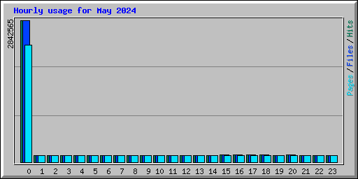 Hourly usage for May 2024